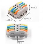 Wire Splice Connectors,For 4mm²,02 03 04 05 06,08,09~20 Pins